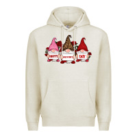 Oatmeal Heather happy valentine's day dno es with rose Premium Hoodie - RanaPortraitStore