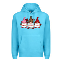 Ocean Blue happy valentine's day dno es with rose Premium Hoodie - RanaPortraitStore