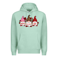 Seafoam happy valentine's day dno es with rose Premium Hoodie - RanaPortraitStore