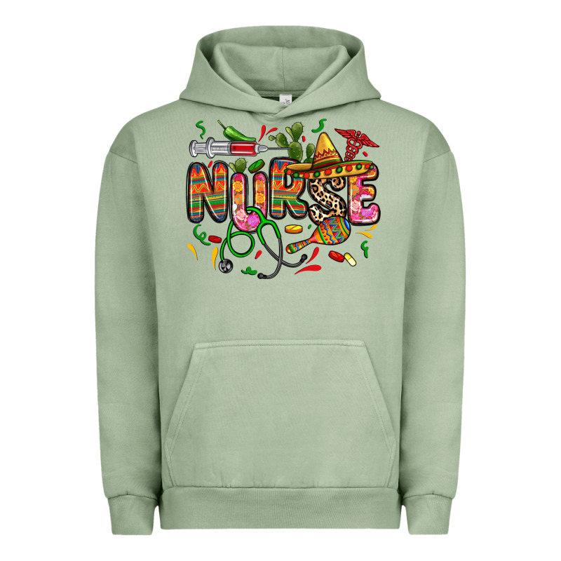 Cinco De Mayo Nurse Urban Hoodie by Zillion Design Studio | Teevron