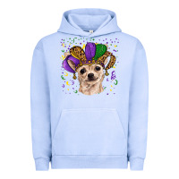 Pigment Grape Ice mardi gras hat chihuahua Urban Hoodie - RanaPortraitStore