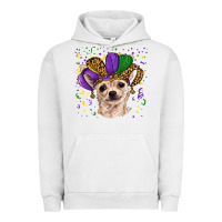 Pigment Lunar Rock mardi gras hat chihuahua Urban Hoodie - RanaPortraitStore
