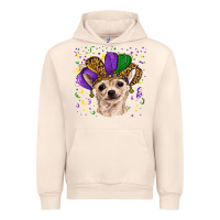 Sandshell mardi gras hat chihuahua Urban Hoodie - RanaPortraitStore