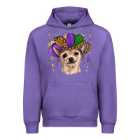 Tulip mardi gras hat chihuahua Urban Hoodie - RanaPortraitStore