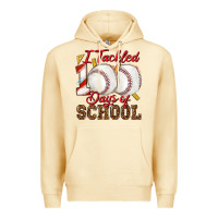 Pina Colada i tackled 100days of school baseball Premium Hoodie - texasbilliewilder