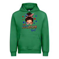Emerald all american girl messy bun Urban Hoodie - texasbilliewilder