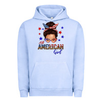 Pigment Grape Ice all american girl messy bun Urban Hoodie - texasbilliewilder
