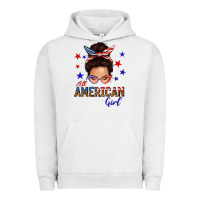 Pigment Lunar Rock all american girl messy bun Urban Hoodie - texasbilliewilder