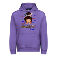 Tulip all american girl messy bun Urban Hoodie - texasbilliewilder