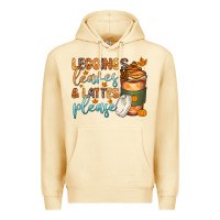 Pina Colada leggins leaves and lattes Premium Hoodie - Zillion Design Studio