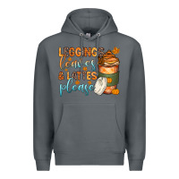 Rock leggins leaves and lattes Premium Hoodie - Zillion Design Studio