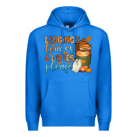 True Royal leggins leaves and lattes Premium Hoodie - Zillion Design Studio