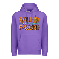 Purple fall is my second favorite f word Premium Hoodie - Zillion Design Studio