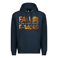 Navy fall is my second favorite f word Premium Hoodie - Zillion Design Studio