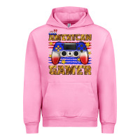 Fuchsia Pink all american gamer Urban Hoodie - texasbilliewilder