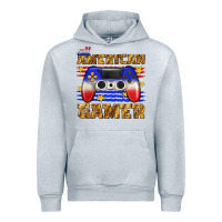 Heather Grey all american gamer Urban Hoodie - texasbilliewilder