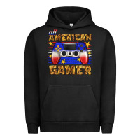 Pigment Black all american gamer Urban Hoodie - texasbilliewilder