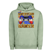 Pigment Oil Green all american gamer Urban Hoodie - texasbilliewilder