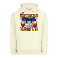 Pigment Pistachio all american gamer Urban Hoodie - texasbilliewilder