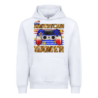 White all american gamer Urban Hoodie - texasbilliewilder