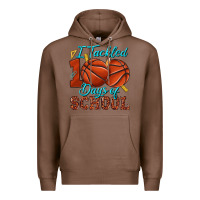Chestnut i tackled 100days of school basketball Premium Hoodie - texasbilliewilder