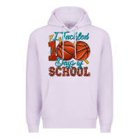 Lilac i tackled 100days of school basketball Premium Hoodie - texasbilliewilder
