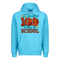 I Tackled 100days Of School Basketball Premium Hoodie | Teevron