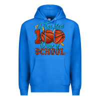 True Royal i tackled 100days of school basketball Premium Hoodie - texasbilliewilder