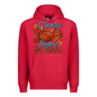 Cardinal i tackled 100days of school basketball Premium Hoodie - texasbilliewilder