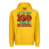 Lemon i tackled 100days of school basketball Premium Hoodie - texasbilliewilder