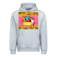 Heather Grey back to school custom name Urban Hoodie - Zillion Design Studio