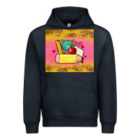 Navy back to school custom name Urban Hoodie - Zillion Design Studio