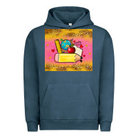 Pigment Midnight Navy back to school custom name Urban Hoodie - Zillion Design Studio