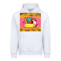 White back to school custom name Urban Hoodie - Zillion Design Studio