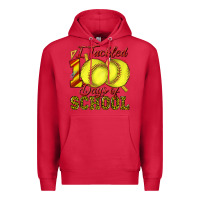 Cardinal i tackled 100days of school softball Premium Hoodie - texasbilliewilder