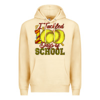 Pina Colada i tackled 100days of school softball Premium Hoodie - texasbilliewilder