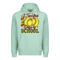 Seafoam i tackled 100days of school softball Premium Hoodie - texasbilliewilder