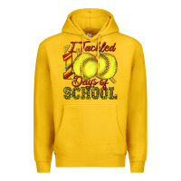 Lemon i tackled 100days of school softball Premium Hoodie - texasbilliewilder