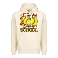 Sandshell i tackled 100days of school softball Premium Hoodie - texasbilliewilder