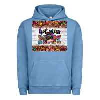 Pigment Pebble Blue hot mess mom Urban Hoodie - Zillion Design Studio