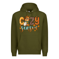 Army Green cozy season Premium Hoodie - Zillion Design Studio