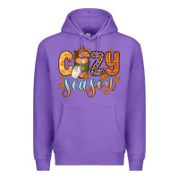 Purple cozy season Premium Hoodie - Zillion Design Studio