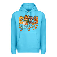 Ocean Blue cozy season Premium Hoodie - Zillion Design Studio