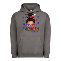 Pigment Tornado all american mama messy bun Urban Hoodie - texasbilliewilder