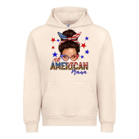 Sandshell all american mama messy bun Urban Hoodie - texasbilliewilder