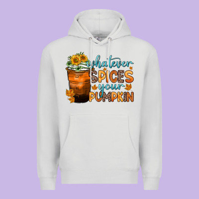 Whatever Spices Your Pumpkin Premium Hoodie Designed By Zillion Design Studio