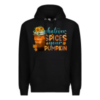 Black whatever spices your pumpkin Premium Hoodie - Zillion Design Studio