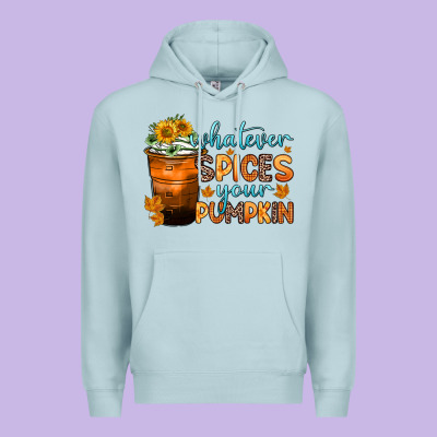 Whatever Spices Your Pumpkin Premium Hoodie Designed By Zillion Design Studio