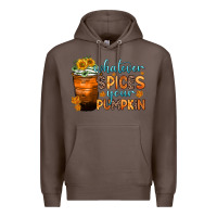 Coffee whatever spices your pumpkin Premium Hoodie - Zillion Design Studio