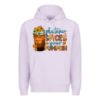 Lilac whatever spices your pumpkin Premium Hoodie - Zillion Design Studio